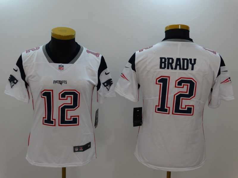 Women Nike New England Patriots #12 Tom Brady White Vapor Untouchable Player Limited Jersey,We sell and wholesale Women Nike New England Patriots #12 Tom Brady White Vapor Untouchable Player Limited Jersey on line form chian!